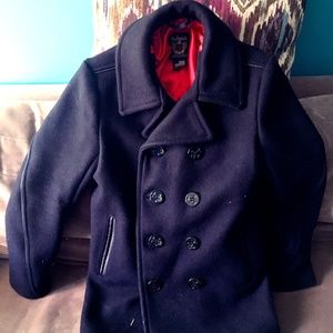 Schott 740C Slim Fit Peacoat Dark Navy 38